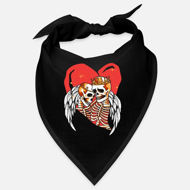Amour infini et romance Gothic Bones Squelette Bandana