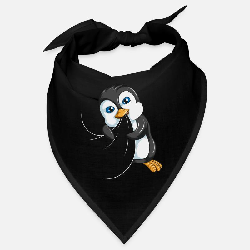 Little Cute Emperor Penguin Dive Ocean Bandana