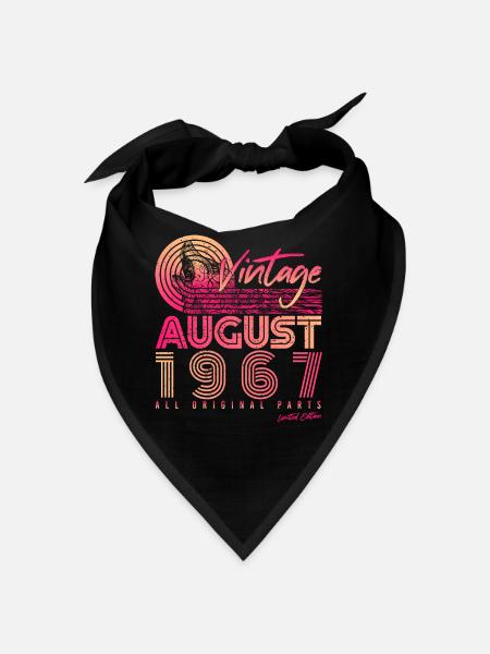 1967 Im August Alles Original - Bandana - Schwarz - Vorne
