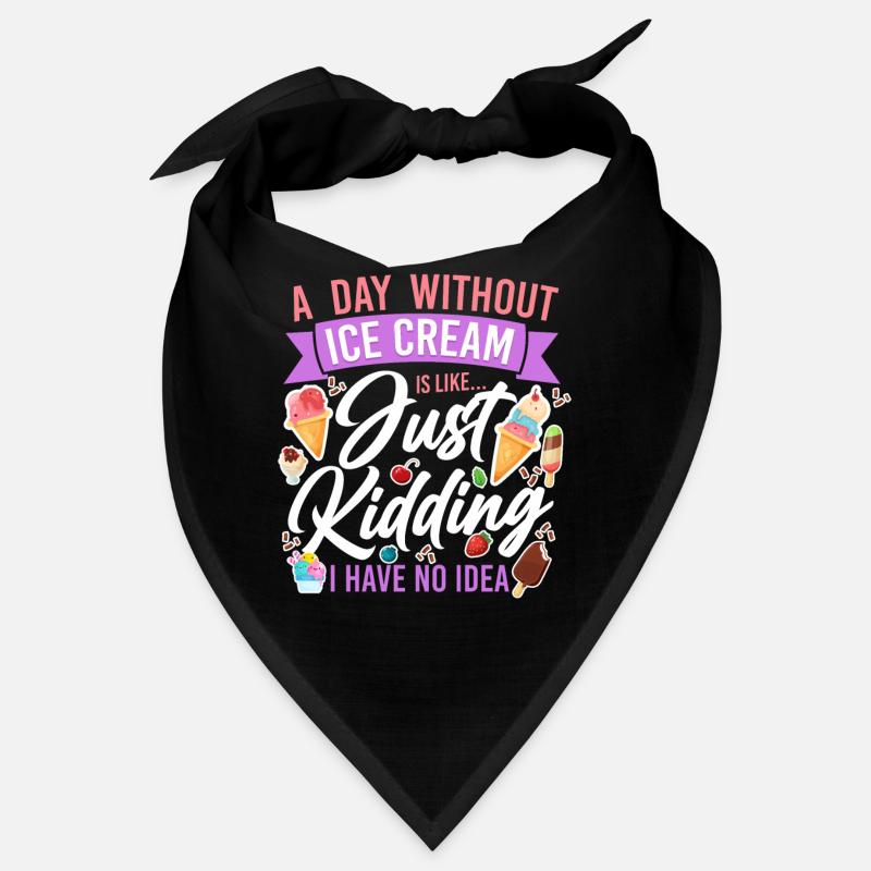 Ice Cream Cone Popsicle A Day Bandana