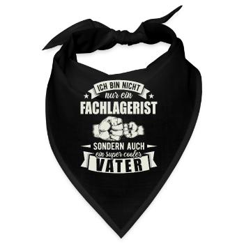 Fachlagerist - Bandana - Schwarz - Vorne