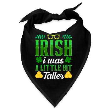 St Patricks Tag Irisch Ire Irland Gälisch - Bandana - Schwarz - Vorne