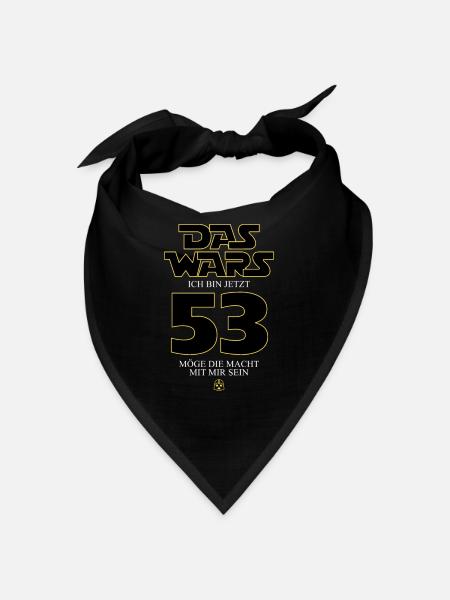 Ça y est, j’ai maintenant 53 ans - Bandana - noir - Devant
