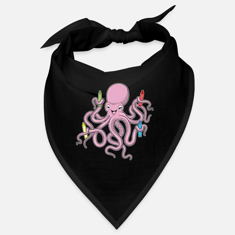 Poulpe aux crayons de cire Bandana