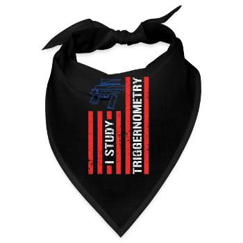 I Study Triggernometry - Bandana - Schwarz - Vorne