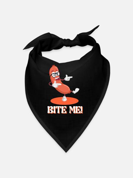 Me Schnitzel Festival allemand de la bière à la saucisse - Bandana - noir - Devant