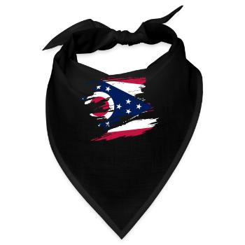 Ohio Reist Geschenk - Bandana - Schwarz - Vorne