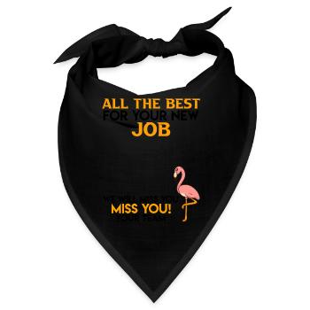 Alles gute neuer Job Jobwechsel - Bandana - Schwarz - Vorne