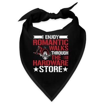 Enjoy Romantic Walks Through The Hardware Store10 - Bandana - Schwarz - Vorne
