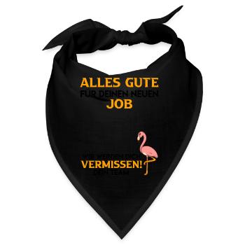 Alles gute neuer Job Jobwechsel - Bandana - Schwarz - Vorne