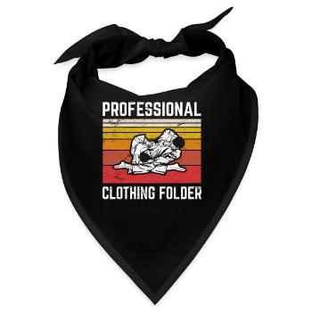 Professional Clothing Folder BJJ JuJitsu Brazilian - Bandana - Schwarz - Vorne
