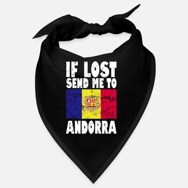 Dicton du drapeau d’Andorre Bandana