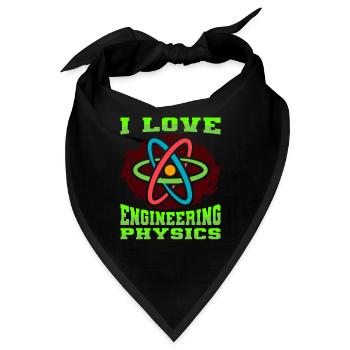 Physik Physiker - Bandana - Schwarz - Vorne