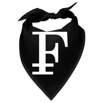 Schweizer Franken, Symbol der Stabilität - Bandana - Schwarz - Vorne