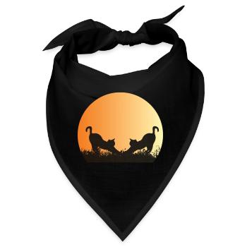 Katze - Ich bin nicht sozial unbeholfen, ich mag es einfach wirklich - Bandana - Schwarz - Vorne