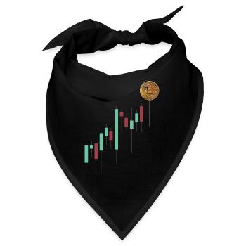 Bitcoin und Kryptowährung Investor HODL und - Bandana - Schwarz - Vorne