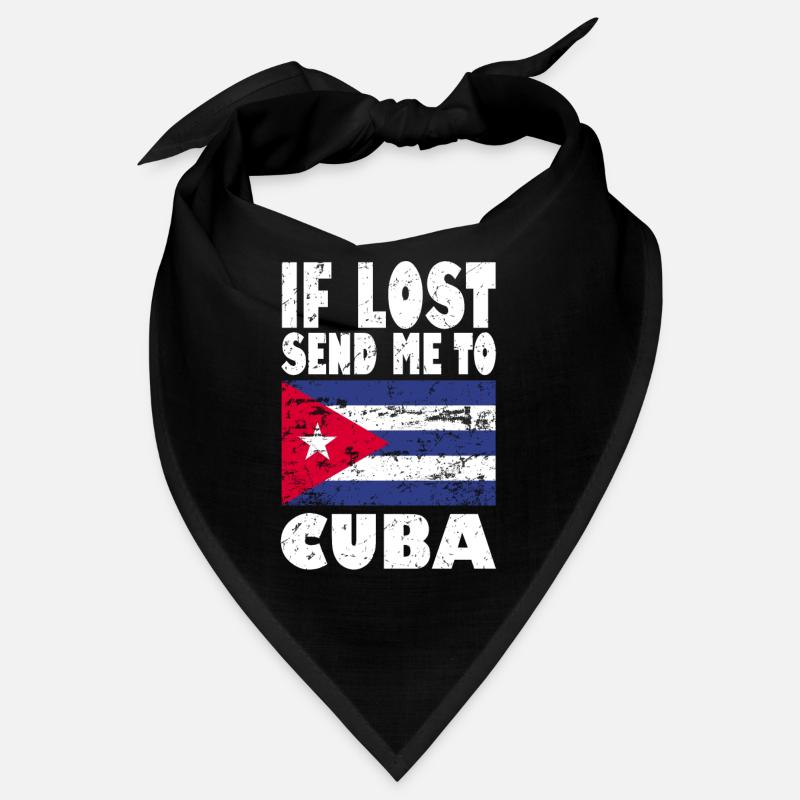Cuba Flag Saying Bandana