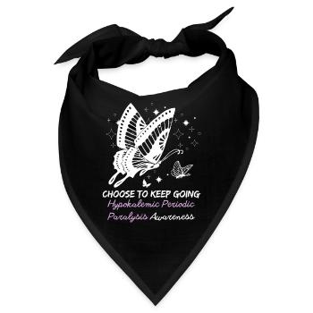 Schmetterling Hypokaliämische periodische Lähmung Bewusstsein - Bandana - Schwarz - Vorne