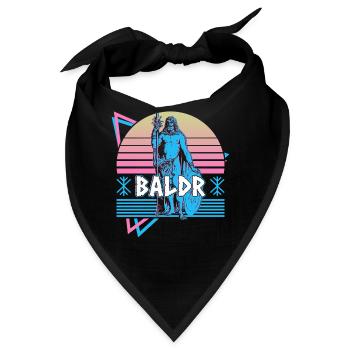 Baldr Nordischer Gott Asgard Nordische Mythologie - Bandana - Schwarz - Vorne