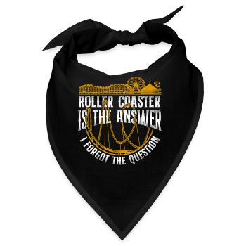 Roller Coaster Vintage Roller - Bandana - Schwarz - Vorne