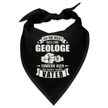 Geologe - Bandana - Schwarz - Vorne