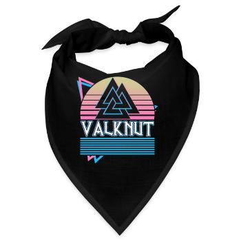 Valknut Symbol Nordisches Symbol Nordisches Symbol - Bandana - Schwarz - Vorne