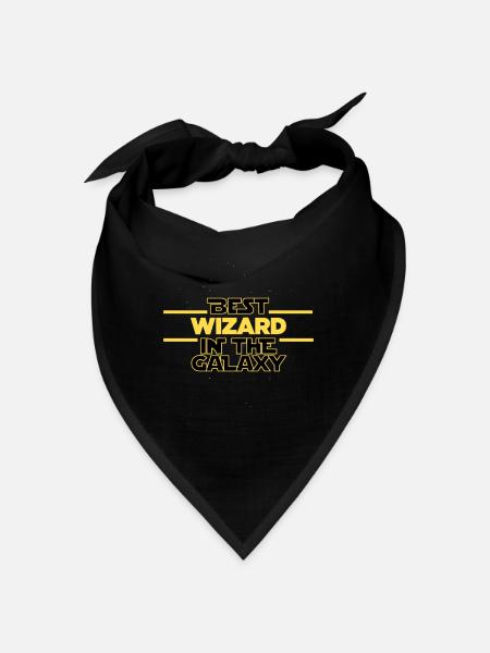 Best Wizard in the galaxy Magician - Bandana - black - Front