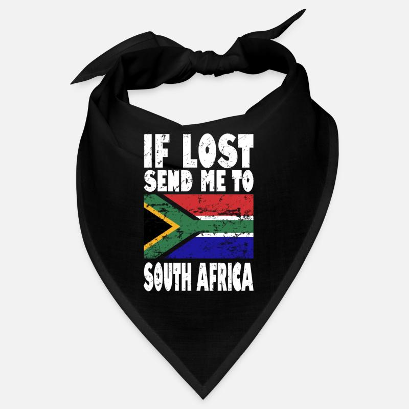 Südafrika Flagge Spruch Bandana