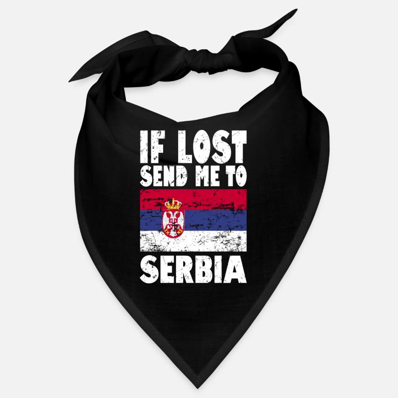 Slogan du drapeau de la Serbie Bandana