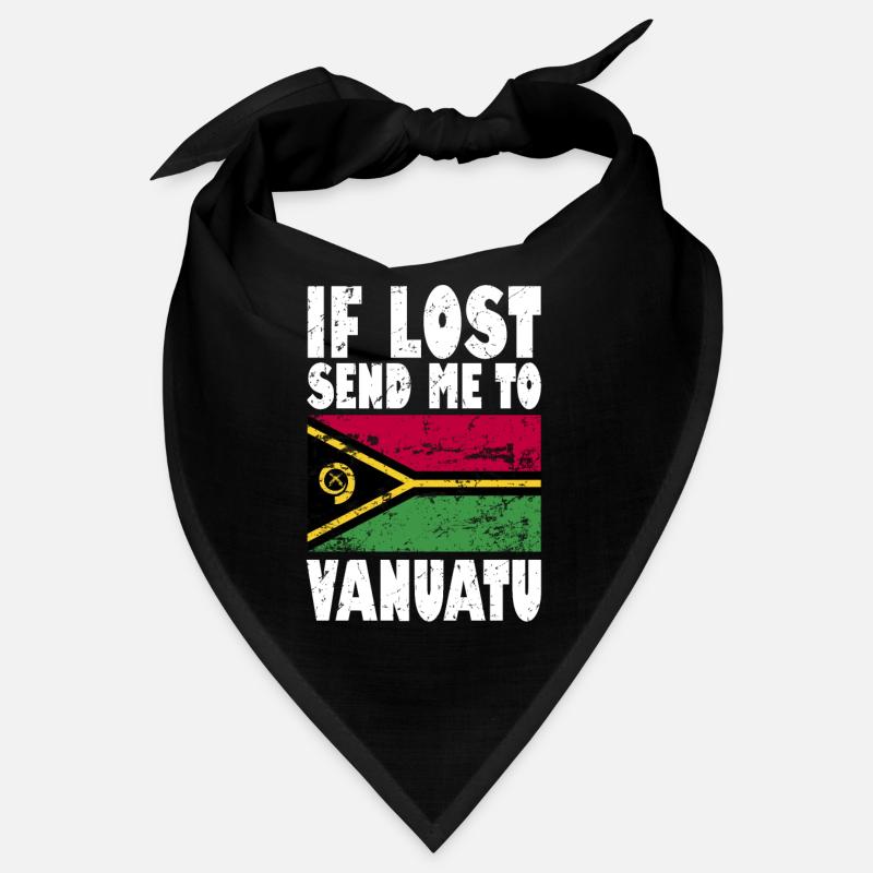 Vanuatu Flagge Spruch Bandana