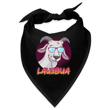 Lausbub - Bandana - Schwarz - Vorne