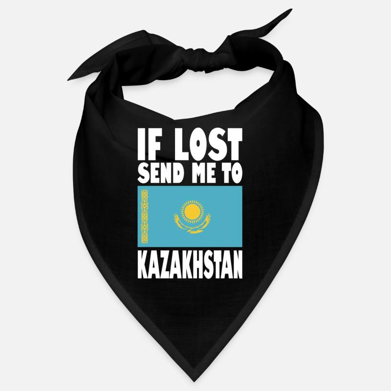 Kazakhstan Flag Saying Bandana