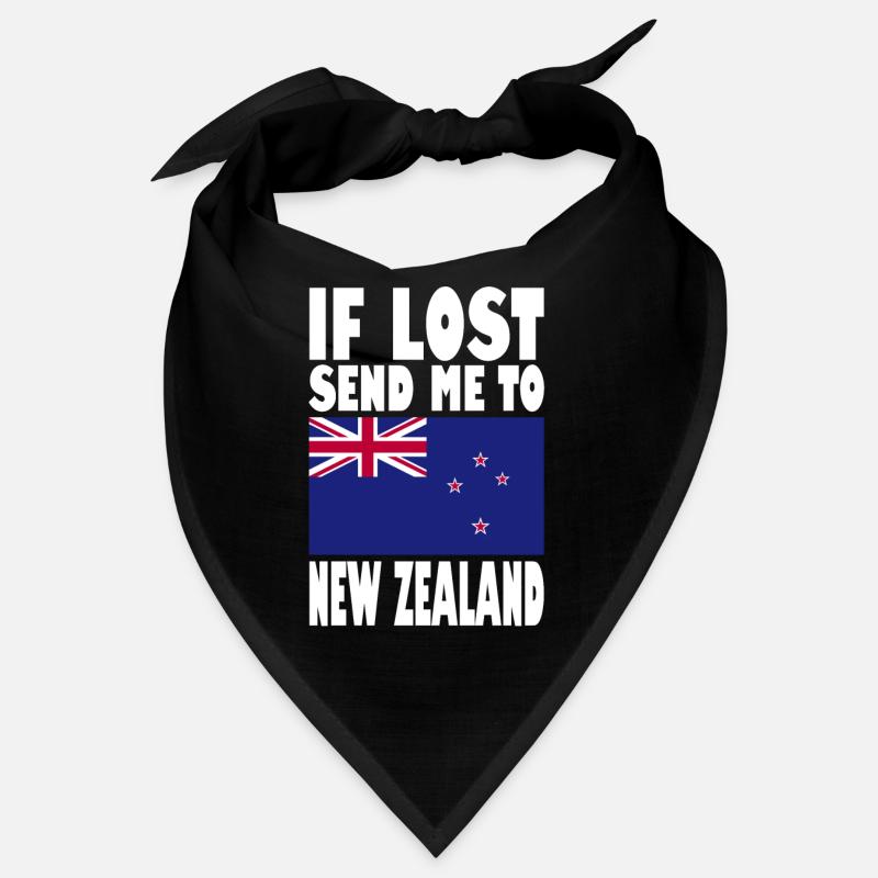 Neuseeland Flagge Spruch Bandana
