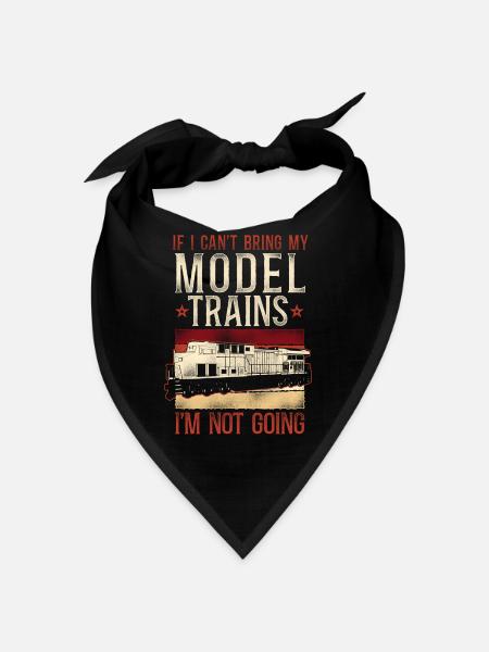 Freight Diesel Train Driver - Bandana - black - Front