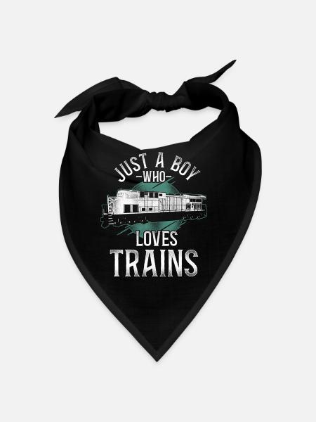 Freight Diesel Train Driver - Bandana - black - Front