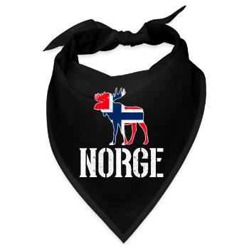 Norwegen - Bandana - Schwarz - Vorne