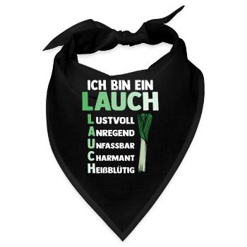 Lauch - Bandana - Schwarz - Vorne