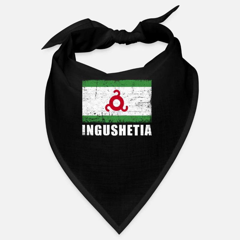 Drapeau de l’Ingouchie Grunge Drapeau de l’Ingouchie Bandana