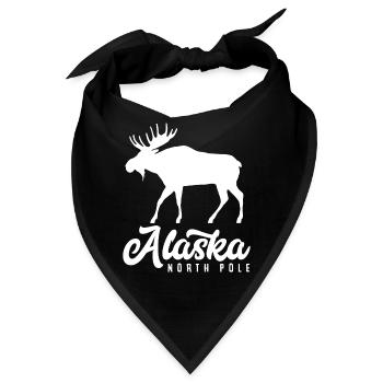 Alaska Nordpol - Bandana - Schwarz - Vorne