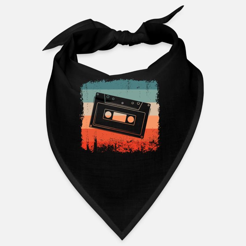 Audio Cassette Retro Tape Bandana