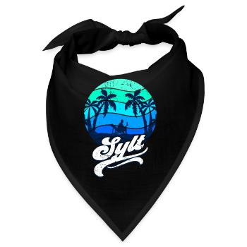 Sylt - Bandana - Schwarz - Vorne