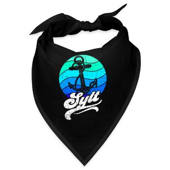 Sylt - Bandana - Schwarz - Vorne