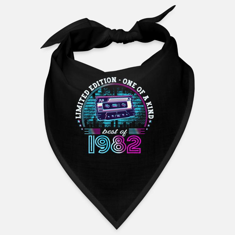 Original Septembre 1982 40th Birthday Gift Bandana