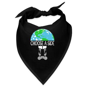 Naturschutz Klima Naturschützer Meer - Bandana - Schwarz - Vorne