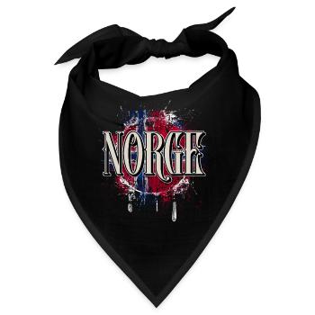 Norwegen - Bandana - Schwarz - Vorne