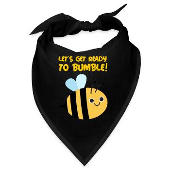 Machen wir uns bereit zu bummeln! - Bandana - Schwarz - Vorne