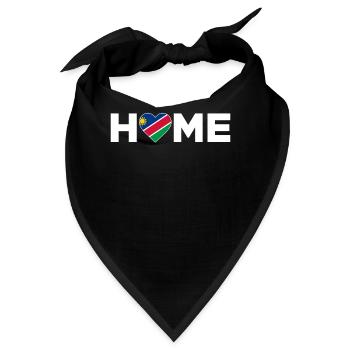 Namibia Heimat Namibia Flagge Namibia Liebe - Bandana - Schwarz - Vorne