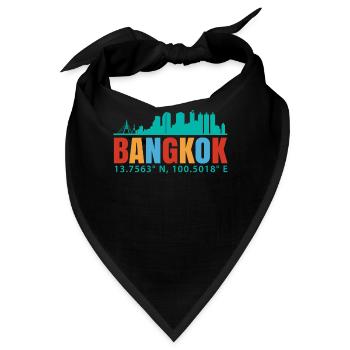 Bangkok - Bandana - Schwarz - Vorne