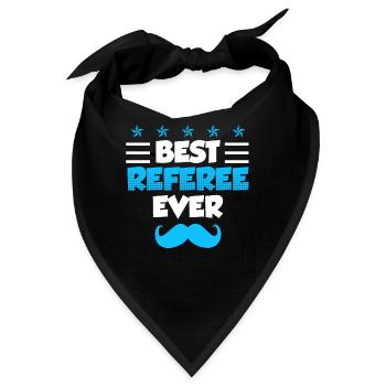 Bester Schiedsrichter - Bandana - Schwarz - Vorne