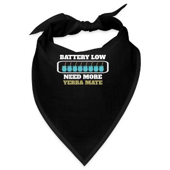 Funny Need More Yerba Mate Tea - Bandana - Schwarz - Vorne